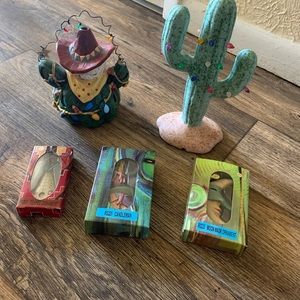 Western style Christmas decor